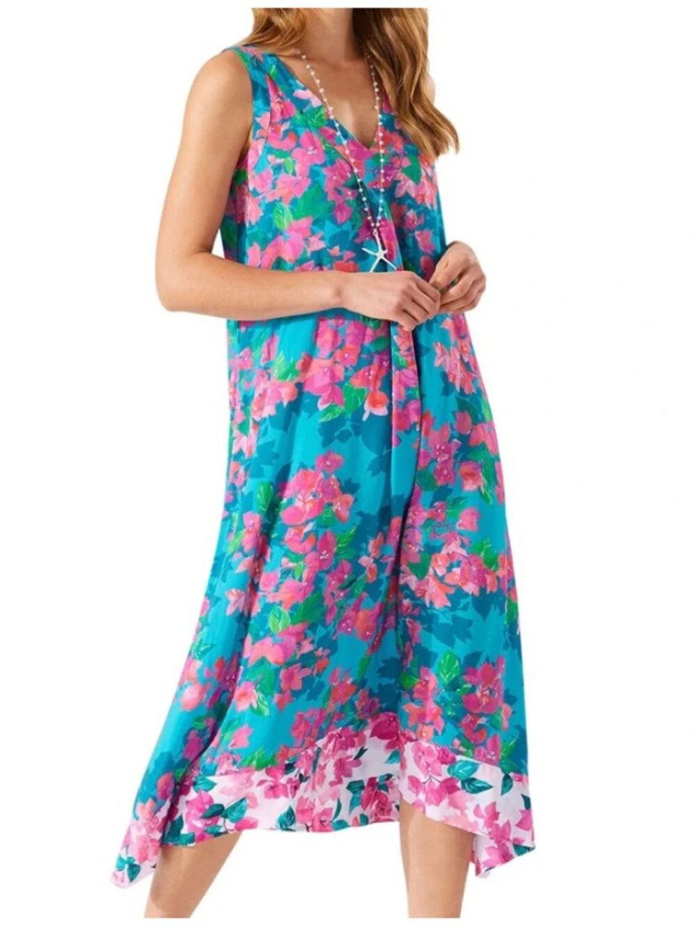 Tommy Bahama | Bougainvillea Convertible Scarf Dress | Size XL
